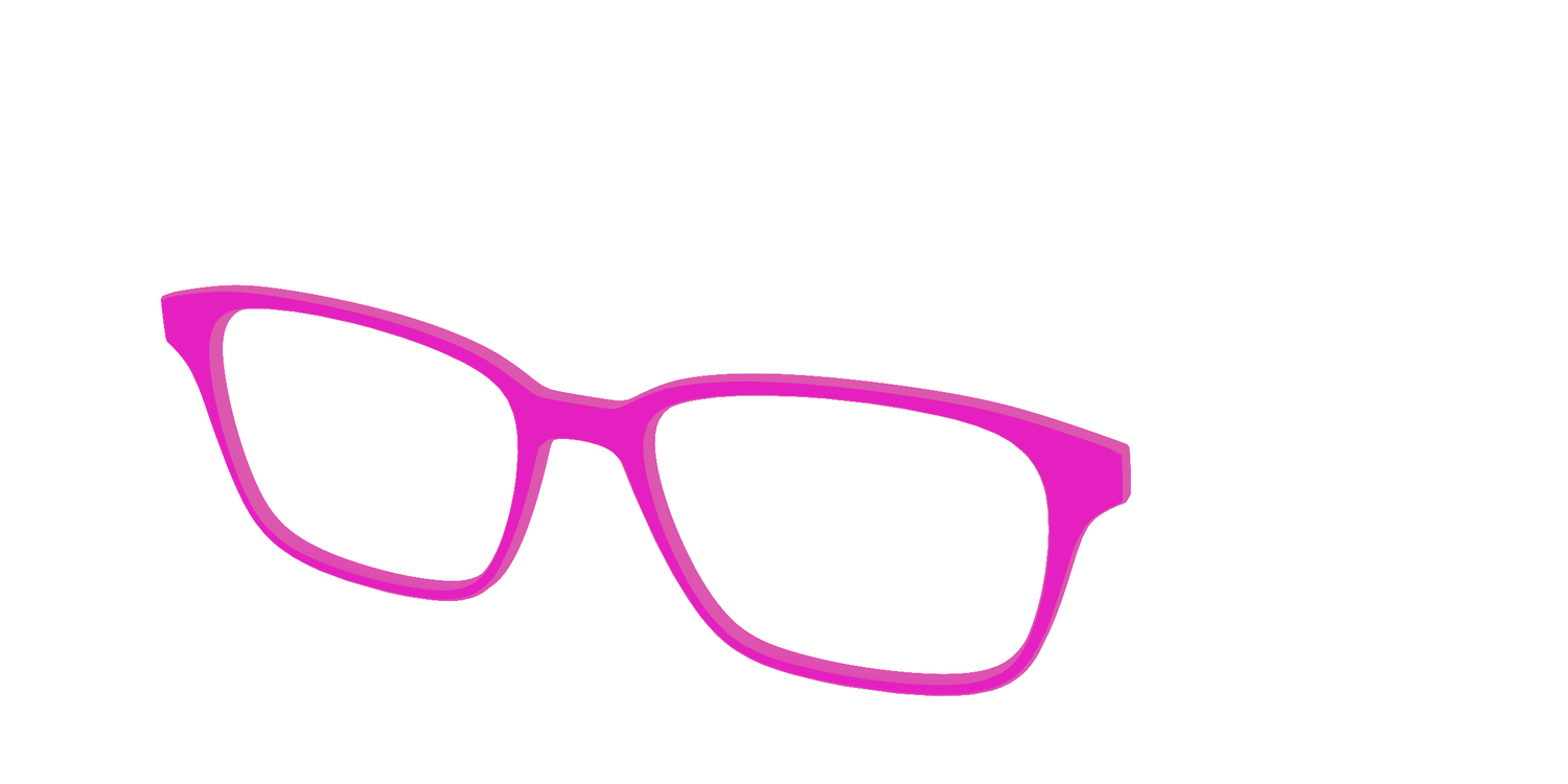 The Hot Pink - Angle Top Image - Pair Eyewear