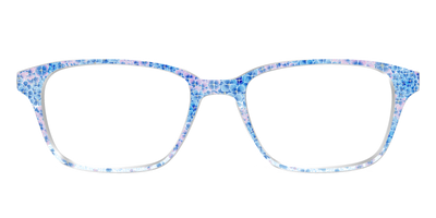 The Hydrangea Confetti Crystal with Gold Foil - Front Top Thumbnail - Pair Eyewear