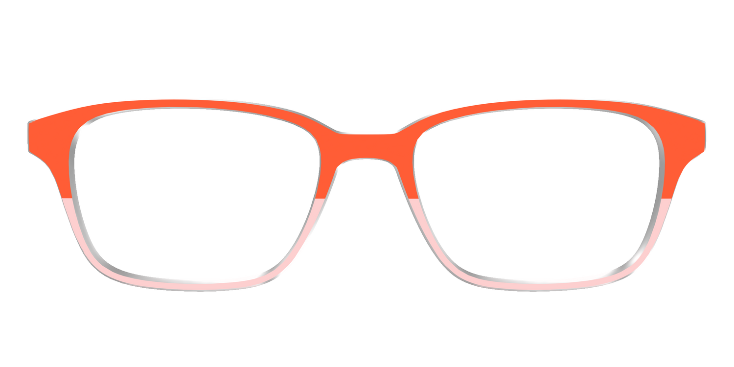 The Jasper & Venetian Pink Split - Front Top Image - Pair Eyewear