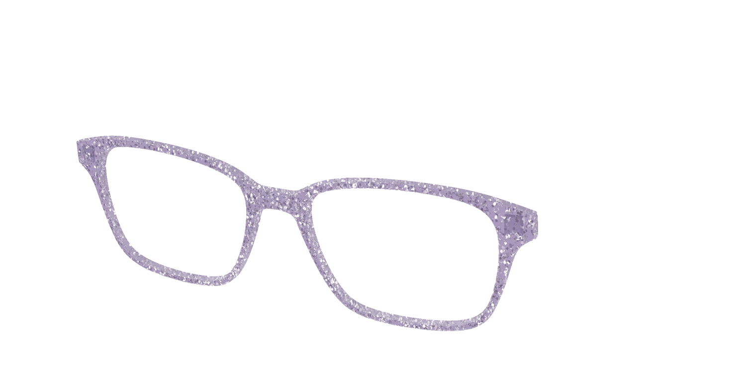 The Lavender Sparkle - Angle Top Image - Pair Eyewear