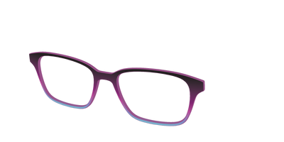 The Licorice to Seafoam Gradient - Angle Top Thumbnail - Pair Eyewear