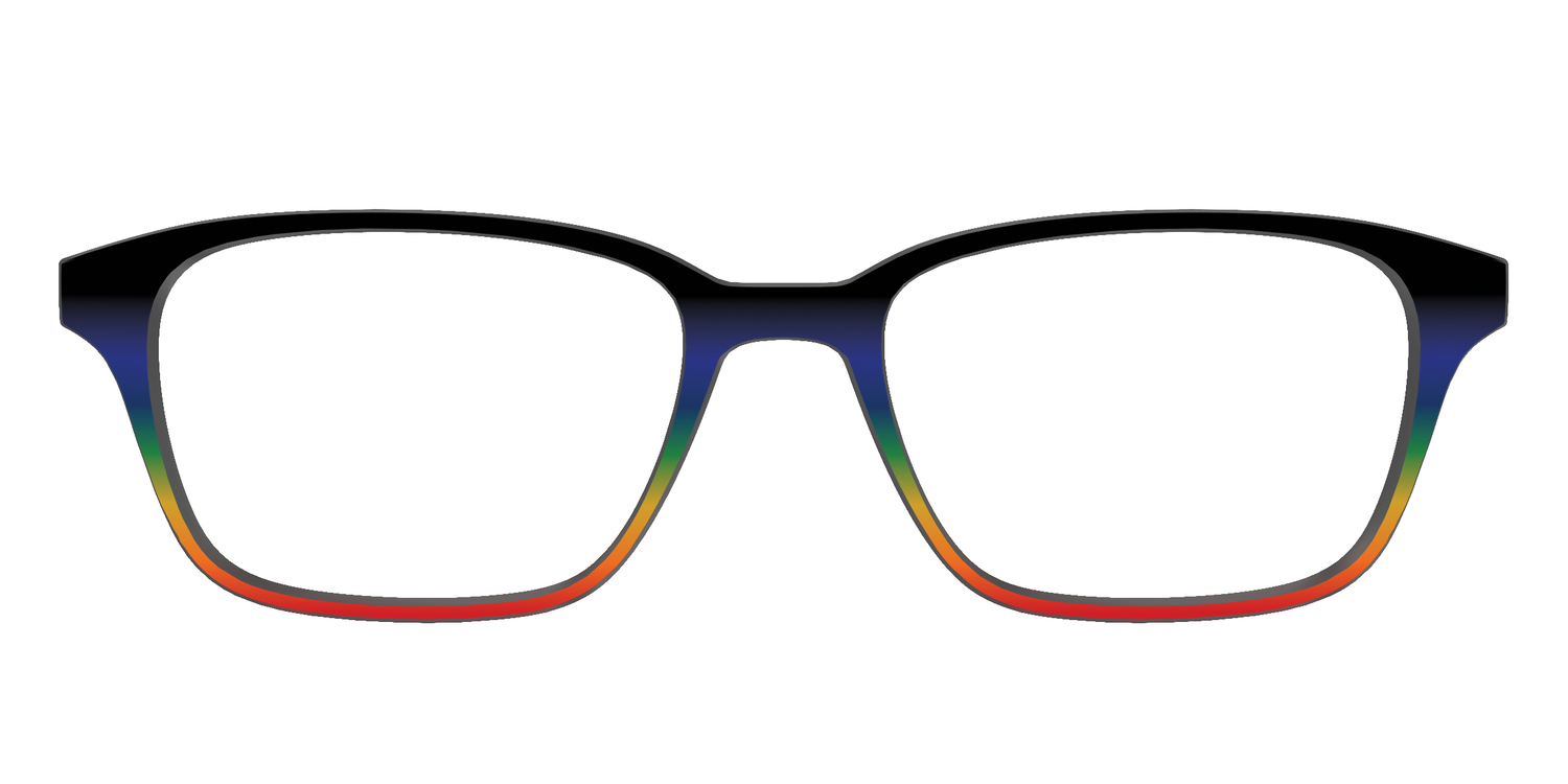 The Love Wins Gradient - Front Top Image - Pair Eyewear