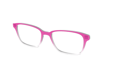 The Magenta Gradient Crystal - Angle Top Thumbnail - Pair Eyewear