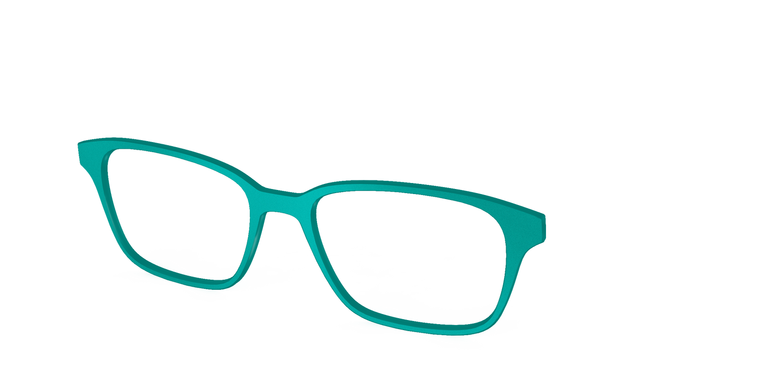 The Matte Jade - Angle Top Image - Pair Eyewear