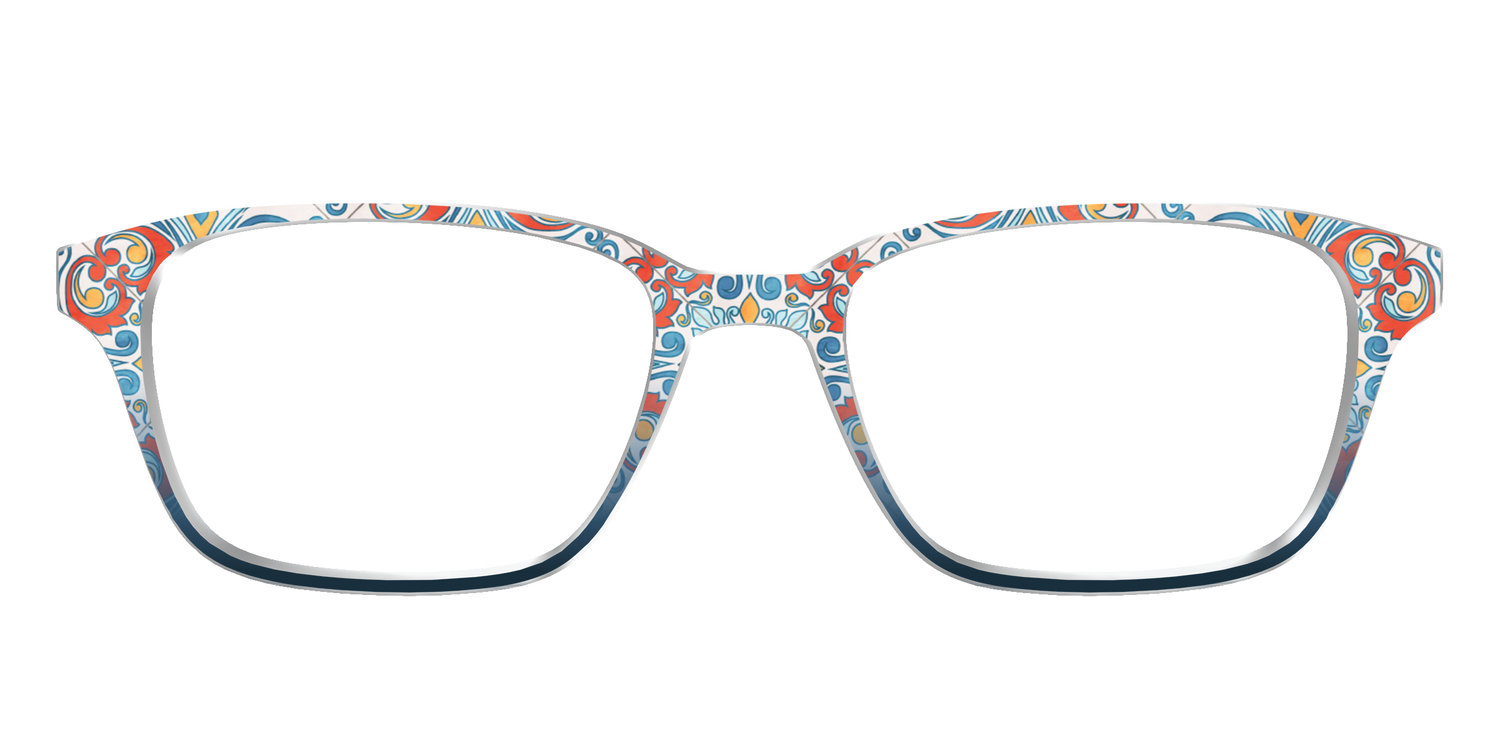 The Mediterranean Tile - Front Top Image - Pair Eyewear