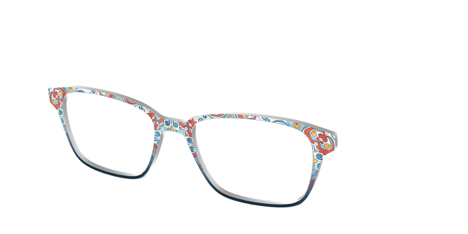 The Mediterranean Tile - Angle Top Image - Pair Eyewear