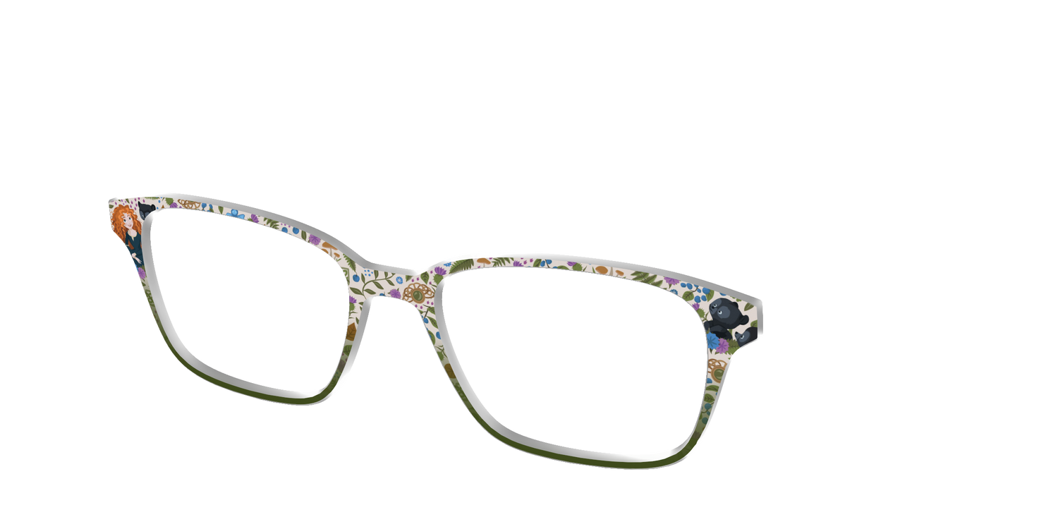 Merida's Brave and Bold Floral - Angle Top Image - Pair Eyewear