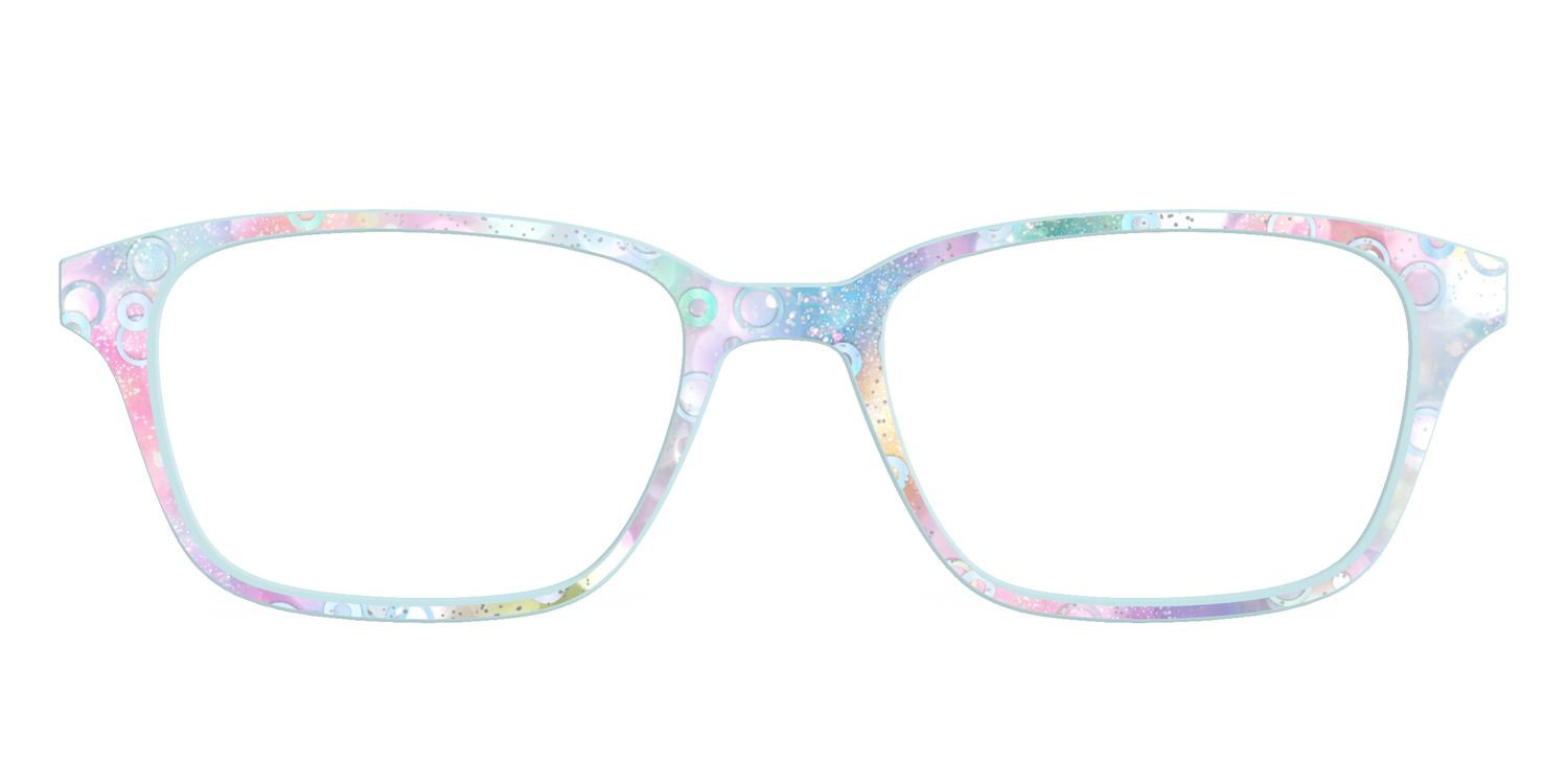 The Mermaid Bokeh with Bubble Glitter - Front Top Image - Pair Eyewear