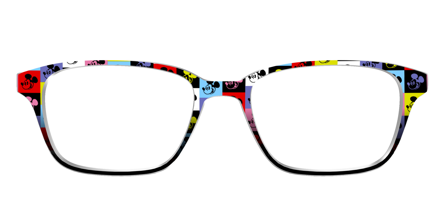 The Mickey Check - Front Top Image - Pair Eyewear