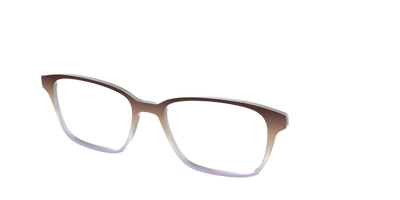 The Mocha to Light Lavender Gradient - Angle Top Thumbnail - Pair Eyewear