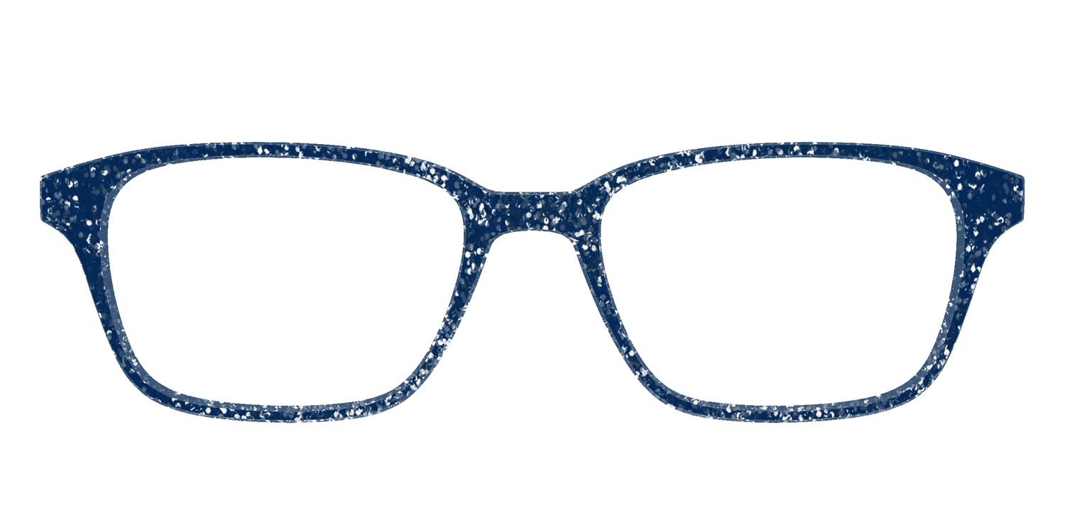 The Navy Sparkle - Front Top Image - Pair Eyewear