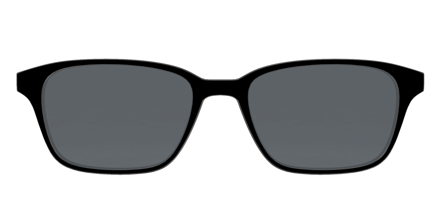 The Non-Polarized Black Sun Top - Front Top Image - Pair Eyewear