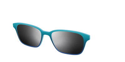 The Polarized Ocean Blue Sun Top - Angle Top Thumbnail - Pair Eyewear