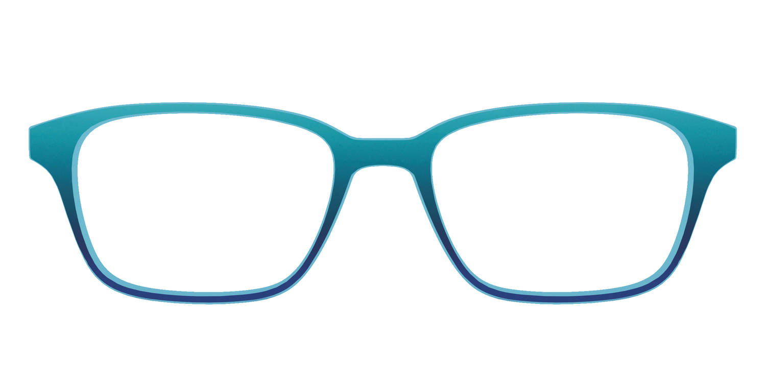 The Ocean Blue - Front Top Image - Pair Eyewear