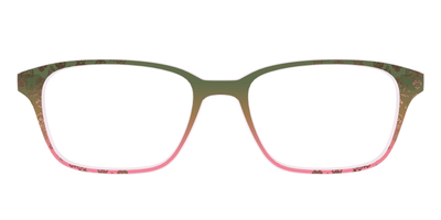 The Olive to Rose Trellis with Champagne Foil - Front Top Thumbnail - Pair Eyewear