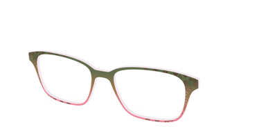 The Olive to Rose Trellis with Champagne Foil - Angle Top Thumbnail - Pair Eyewear