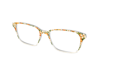 The Orange Blossom Glitter Crystal - Angle Top Thumbnail - Pair Eyewear