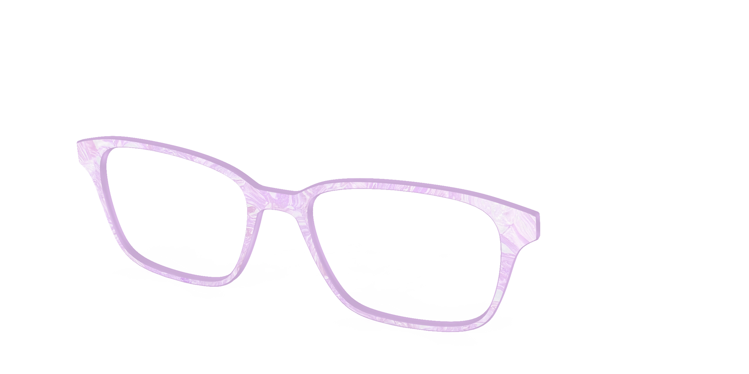 The Pale Iris Pearl Marble - Angle Top Image - Pair Eyewear