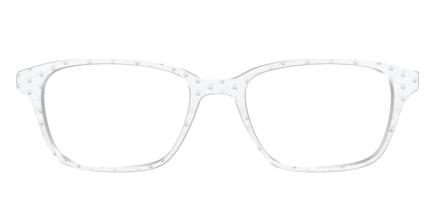 The Pearl Shimmer Polka Dots - Front Top Image - Pair Eyewear