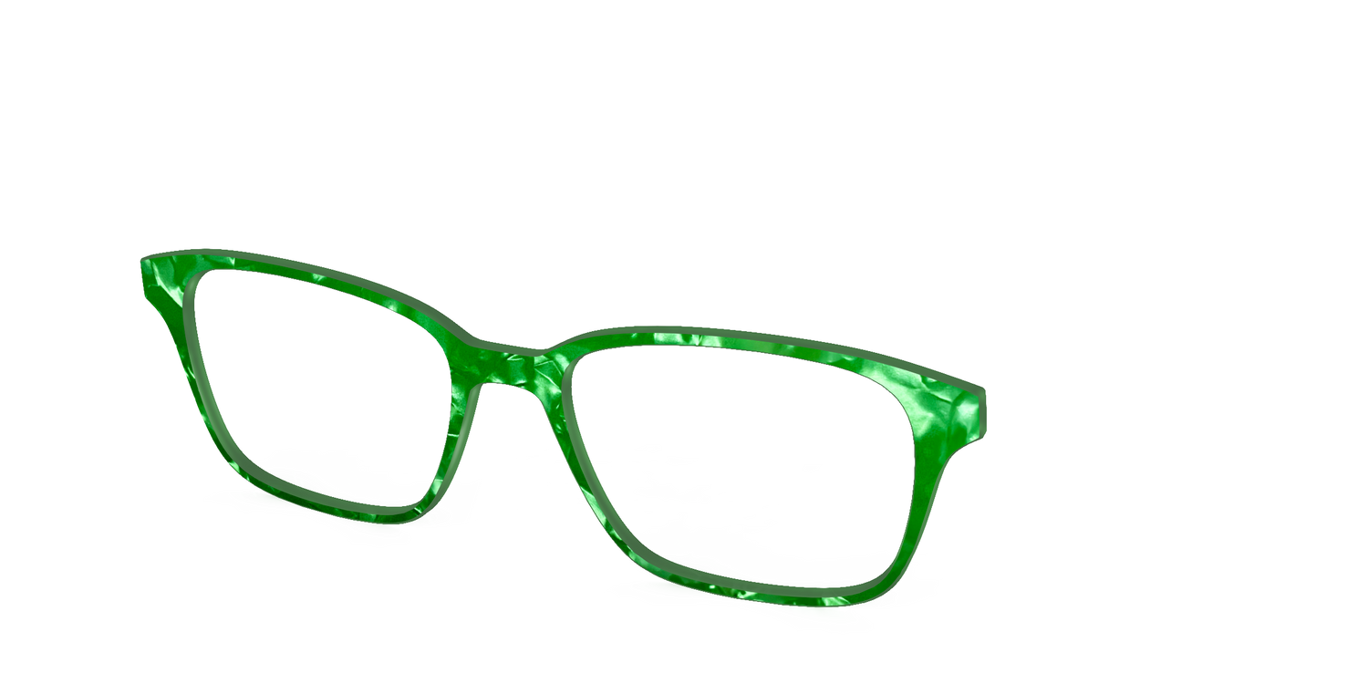 The Peridot Pearl Marble - Angle Top Image - Pair Eyewear