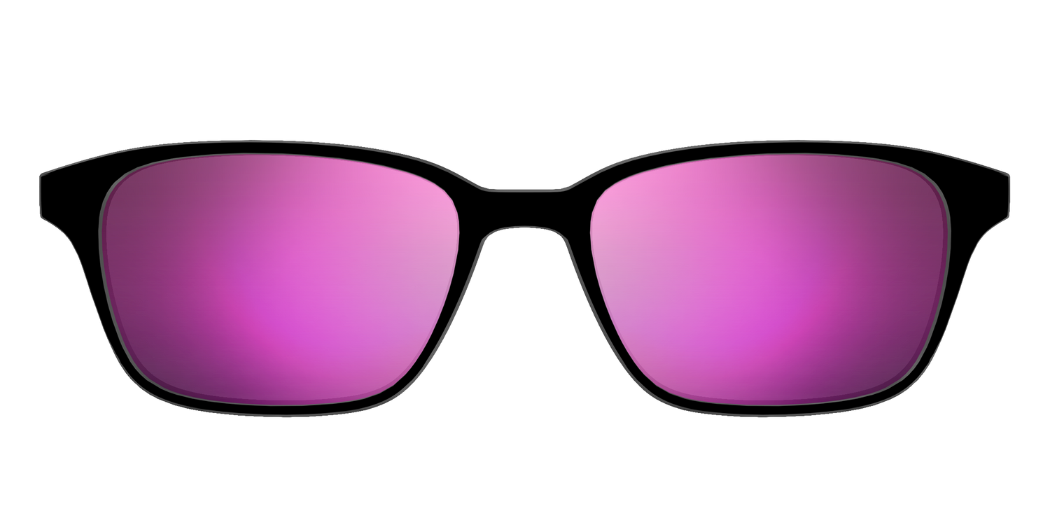 The Polarized Pink Reflective Sun Top - Front Top Image - Pair Eyewear