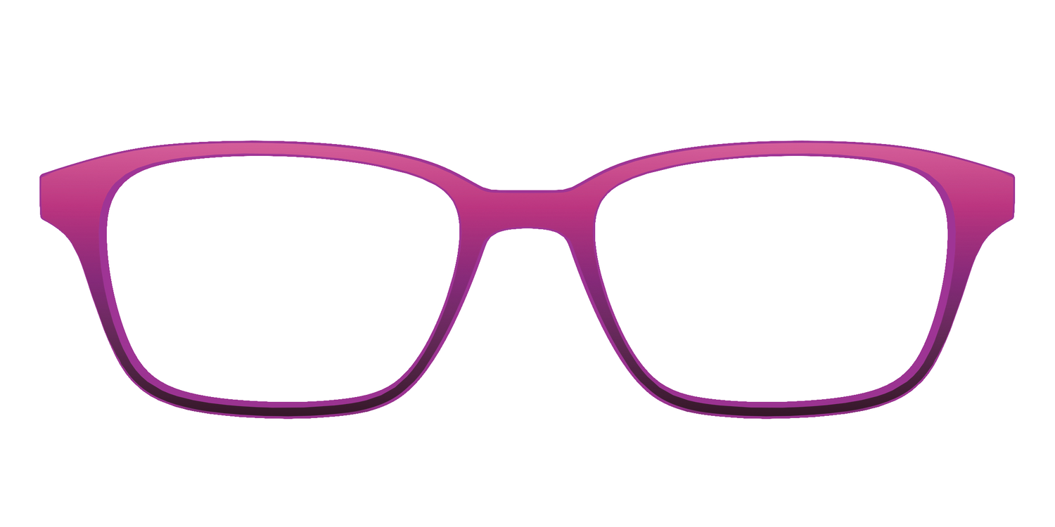 The Pink to Plum Gradient - Front Top Image - Pair Eyewear