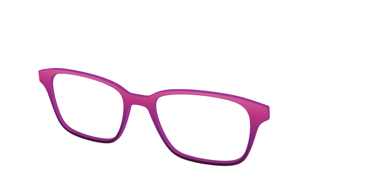The Pink to Plum Gradient - Angle Top Image - Pair Eyewear