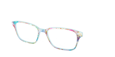 The Pixie Bokeh with Gold Flakes - Angle Top Thumbnail - Pair Eyewear