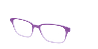 The Plum to Lilac Gradient Crystal - Angle Top Thumbnail - Pair Eyewear