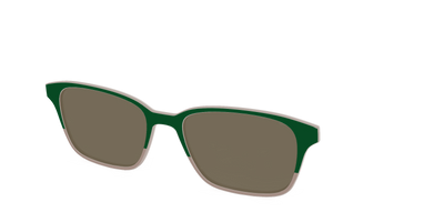 The Polarized Cedar & Sap Crystal Split Sun Top - Angle Top Thumbnail - Pair Eyewear
