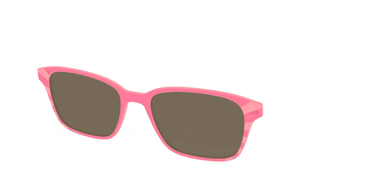 The Polarized Fruit Punch Sunburst Sun Top - Angle Top Image - Pair Eyewear
