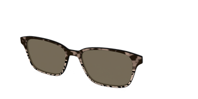 The Polarized Ink Blot Tortoise Split Sun Top - Angle Top Thumbnail - Pair Eyewear