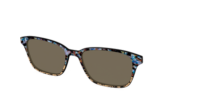 The Polarized Oasis Tortoise Split Sun Top - Angle Top Thumbnail - Pair Eyewear