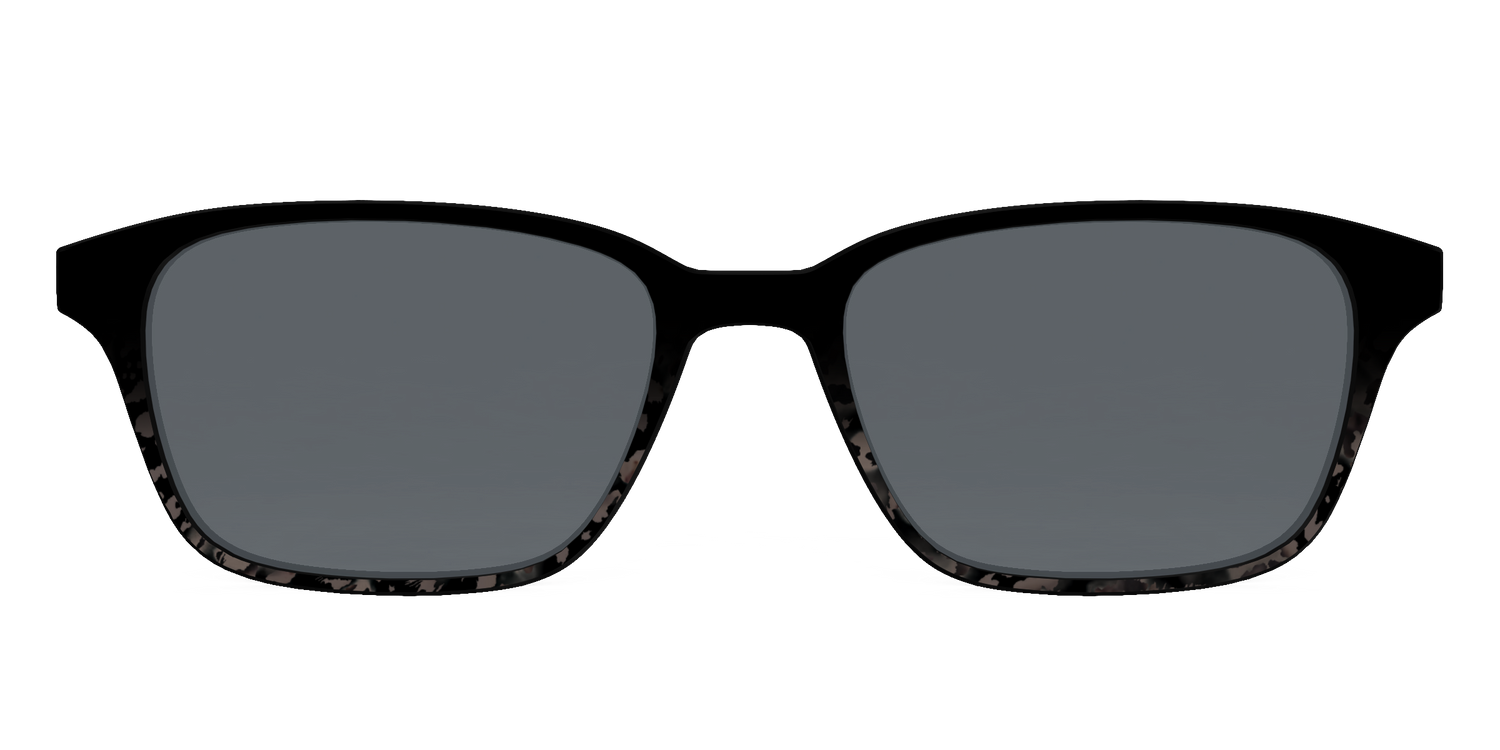 The Polarized Shaded Tortoise Sun Top - Front Top Image - Pair Eyewear