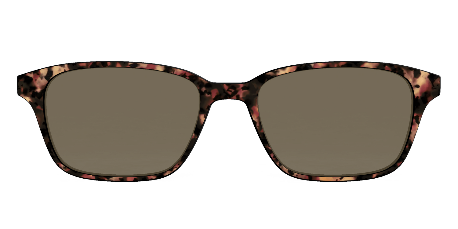The Polarized Sienna Tortoise Sun Top - Front Top Image - Pair Eyewear