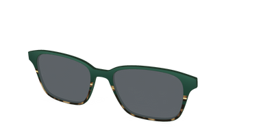 The Polarized Spruce Tortoise Sun Top - Angle Top Thumbnail - Pair Eyewear