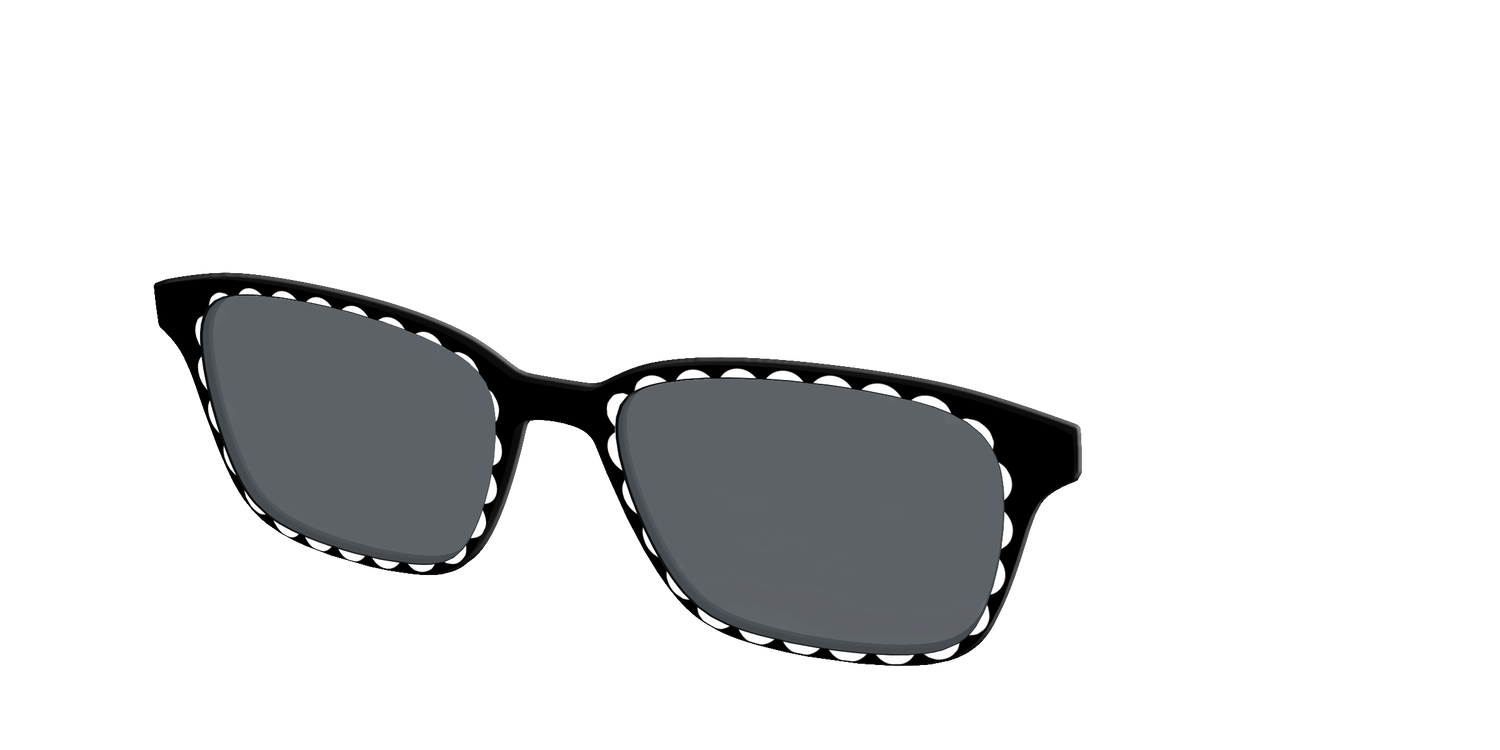 The Polarized Stylish Daisy Sun Top - Angle Top Image - Pair Eyewear