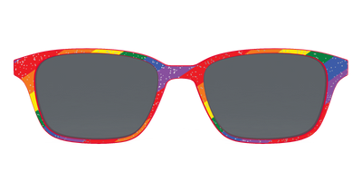 The Polarized Traditional Pride Flag Glitter Sun Top - Front Top Thumbnail - Pair Eyewear