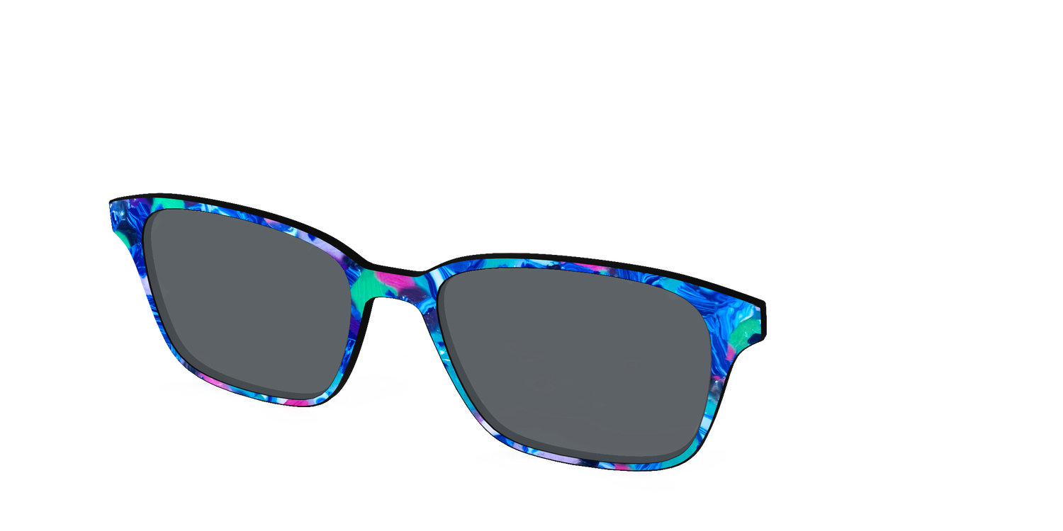 The Polarized Tropic Pearl Sun Top - Angle Top Image - Pair Eyewear