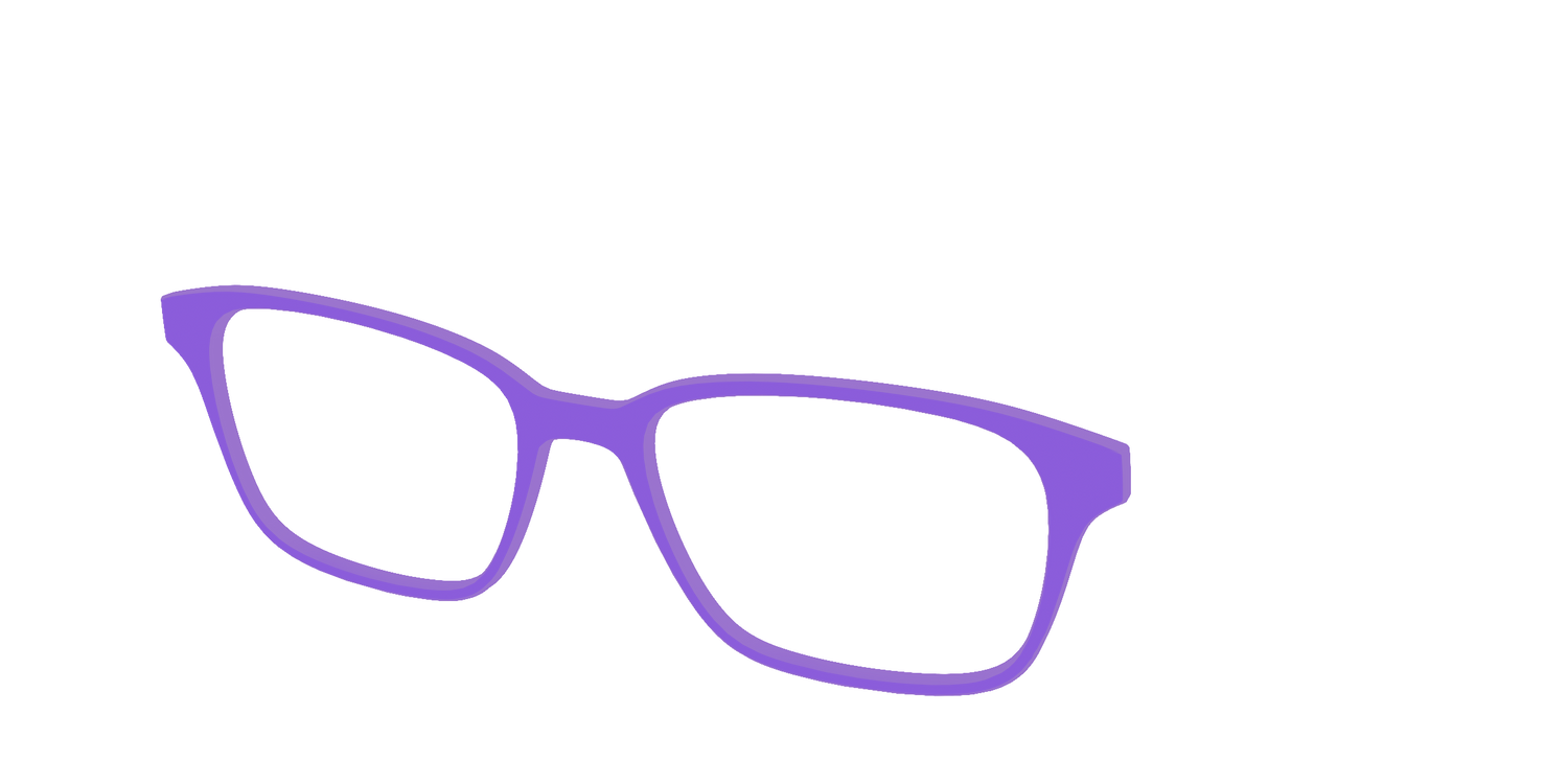 The Purple - Angle Top Image - Pair Eyewear
