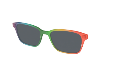 The Polarized Rainbow Gradient Sun Top - Angle Top Thumbnail - Pair Eyewear