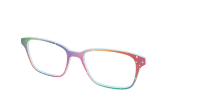 The Rainbow Holographic Celestial - Angle Top Thumbnail - Pair Eyewear