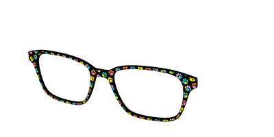 The Rainbow Paw Print - Angle Top Thumbnail - Pair Eyewear
