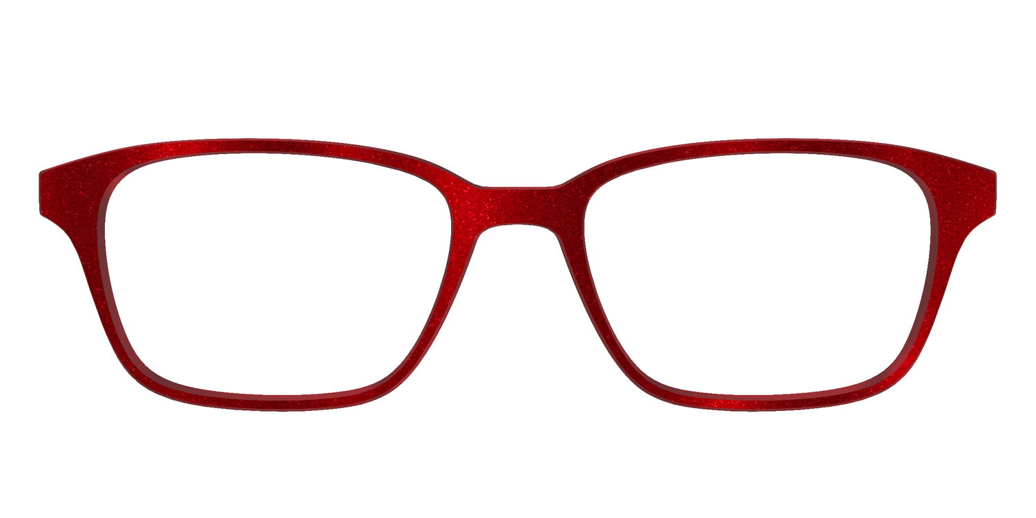 The Red Shimmer - Front Top Image - Pair Eyewear
