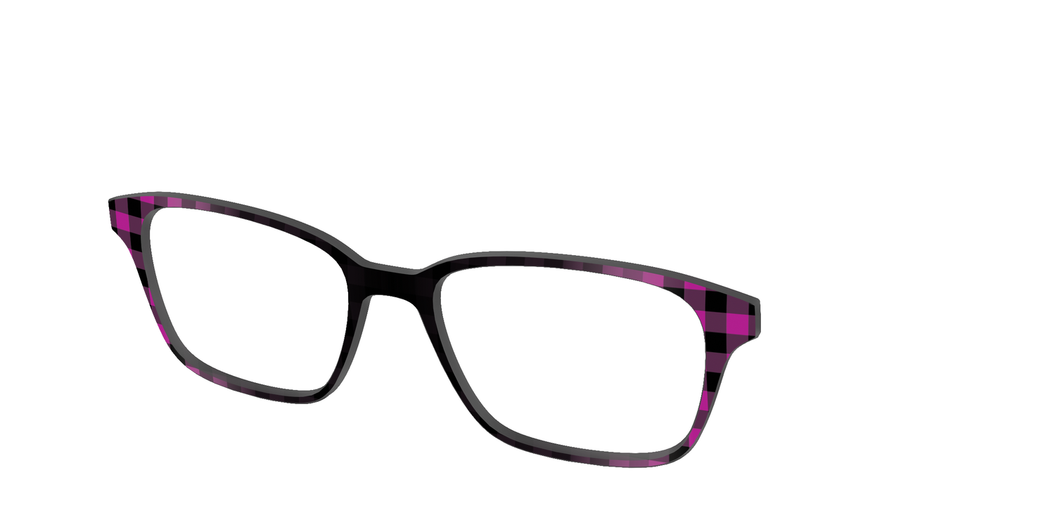 The Reimagined Plaid - Angle Top Image - Pair Eyewear