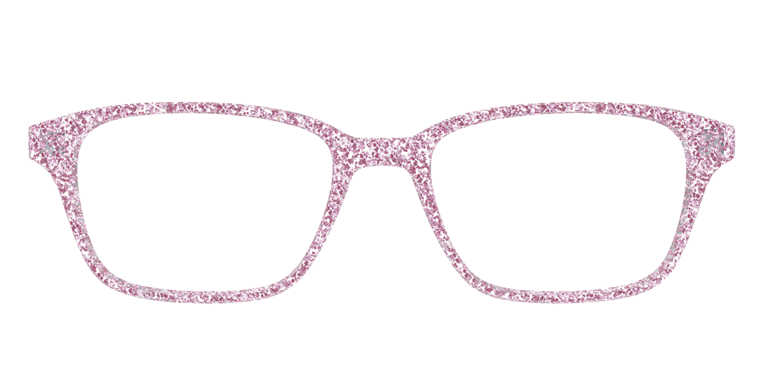 The Rose Gold Sparkle - Front Top Image - Pair Eyewear