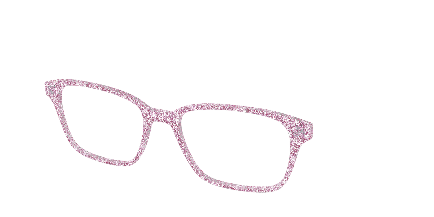 The Rose Gold Sparkle - Angle Top Image - Pair Eyewear