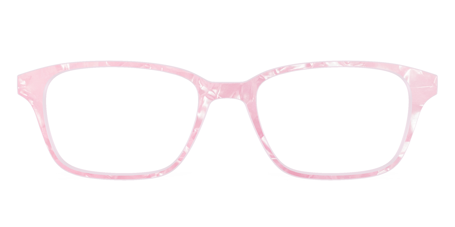 The Rose Quartz Pearl Marble - Front Top Image - Pair Eyewear