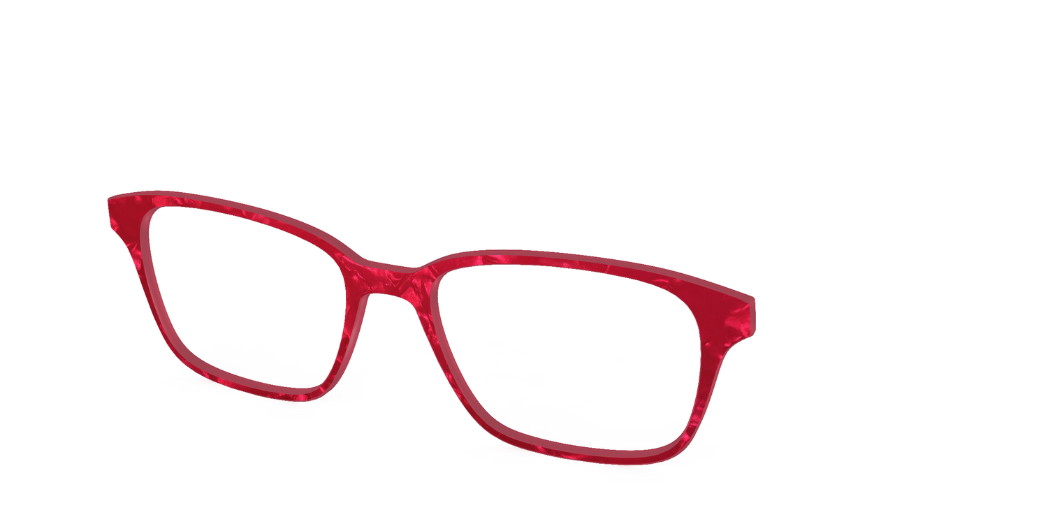 The Ruby Pearl Marble - Angle Top Image - Pair Eyewear