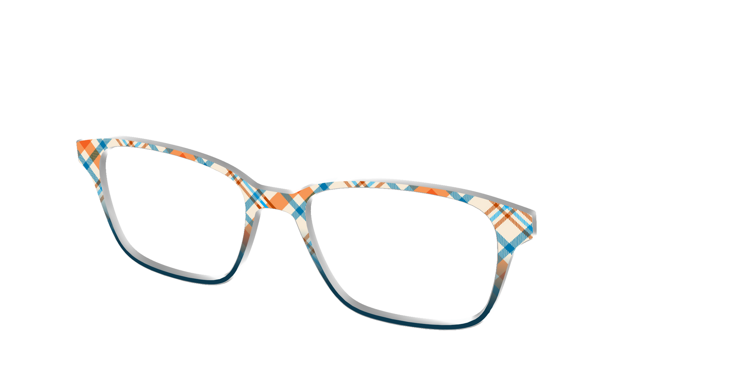 The Sailing Plaid - Angle Top Image - Pair Eyewear